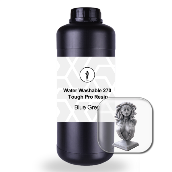Tough Pro Water Washable 270 Reçine  1 Kg / Mavi&Gri