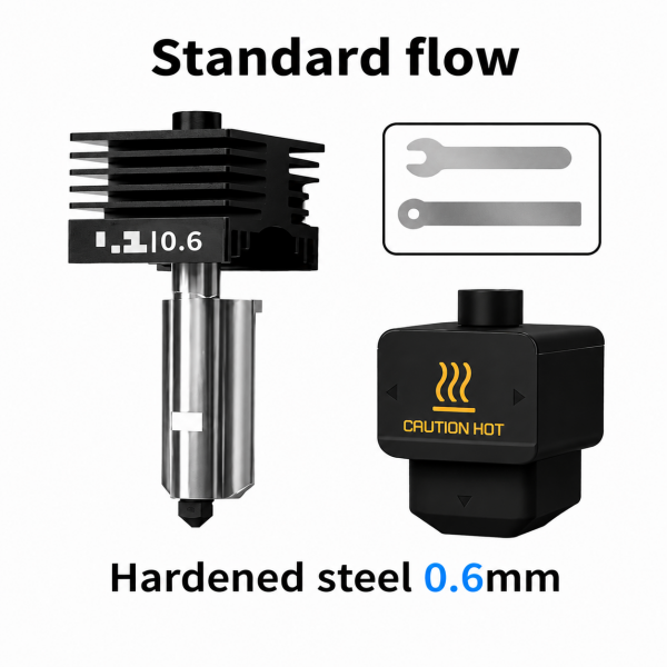 Bambu Lab P2S/X2D Hotend 0.6mm