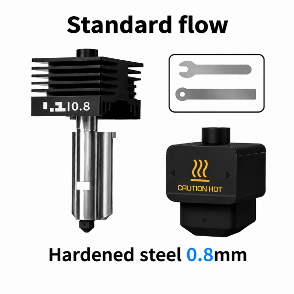 Bambu Lab P2S/X2D Hotend 0.8mm