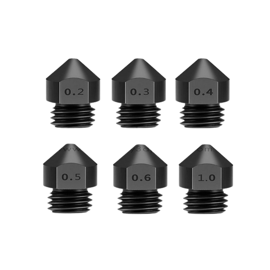 MK8 Nozul Sertleştirilmiş Çelik 1.0mm ( 5 Adet )