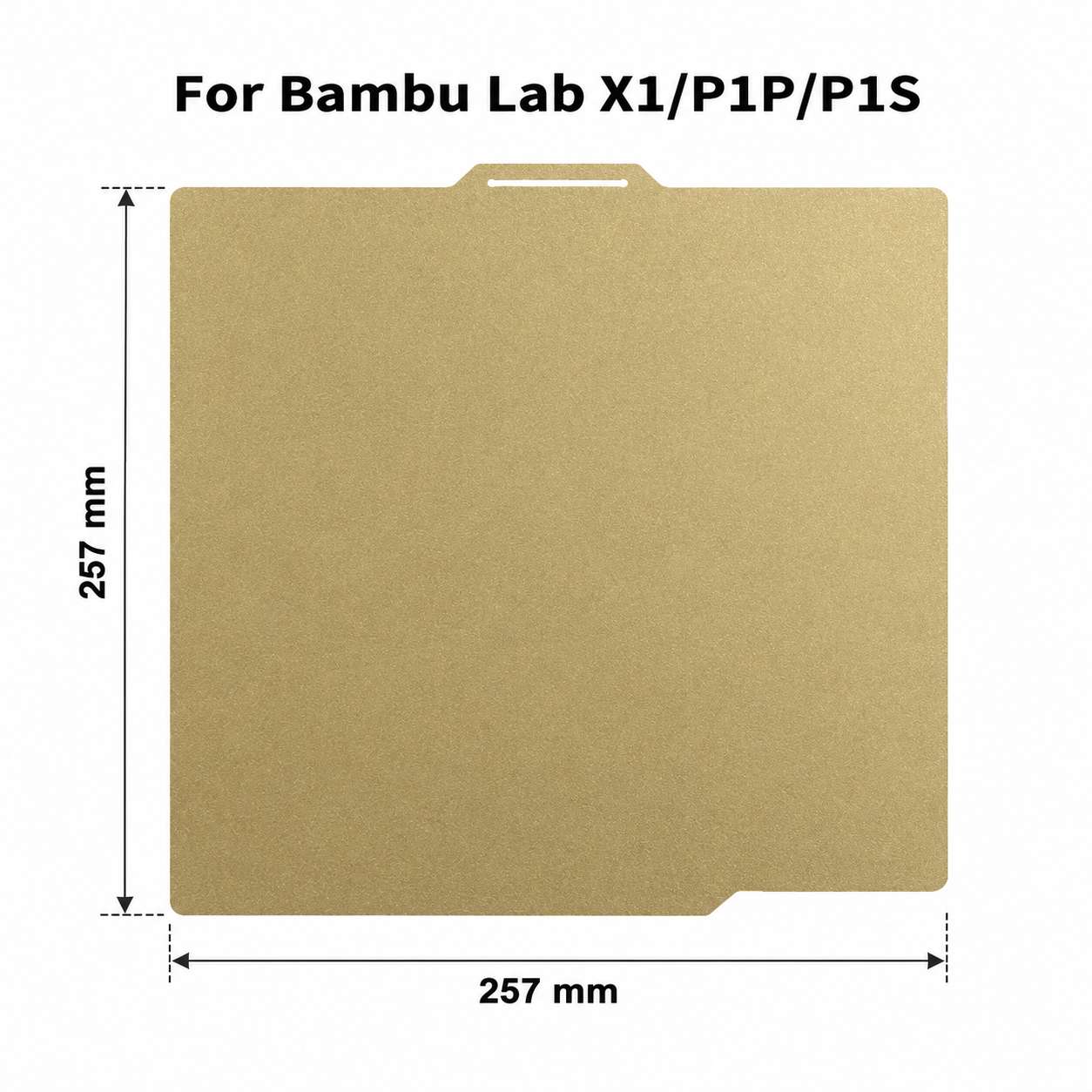 Bambu Lab X1/P1P/P1S PEI Manyetik Tabla 257x257xmm