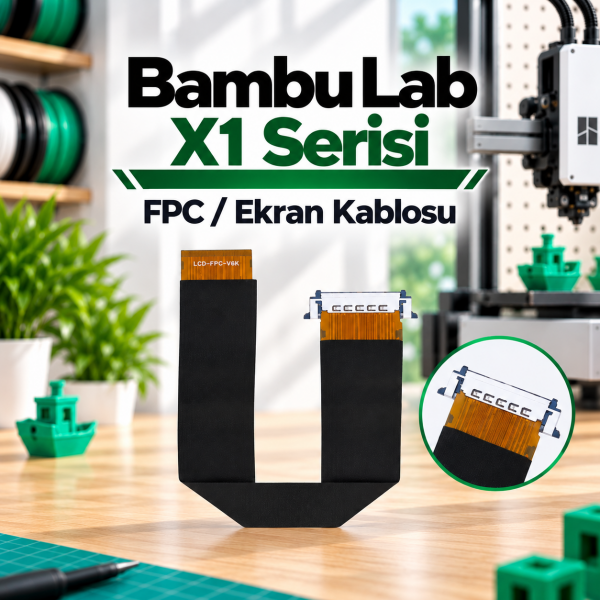 Bambu Lab X1/X1C Serisi FPC Anakart Bağlantı Kablousu