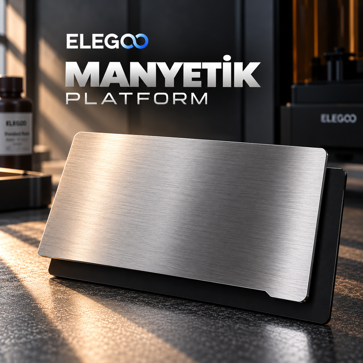 Elegoo Saturn 4 / 4 Ultra  Manyetik Platform