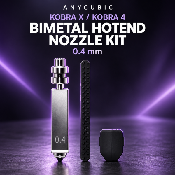 Anycubic Kobra X / Kobra 4 Bimetal Hotend Nozul Kit 0.4mm