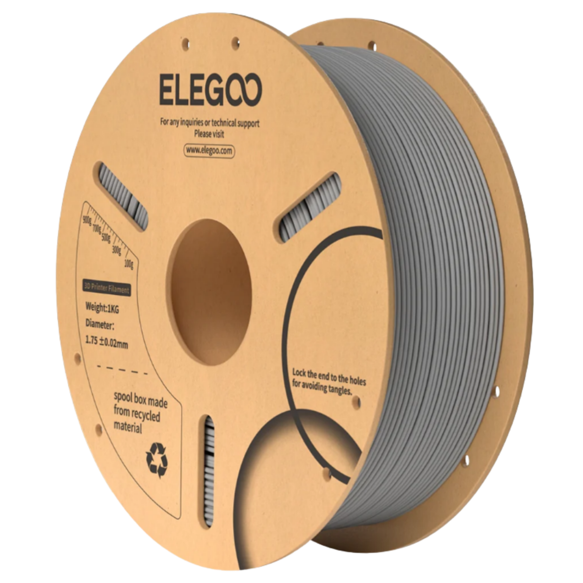 Elegoo PLA+ 1 Kg - Gri