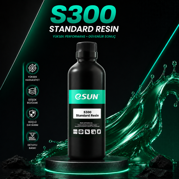 Esun Standart UV Resin 1 Kg - Siyah