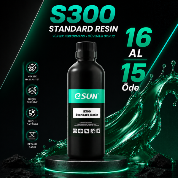 Esun Standart UV Resin 1 Kg- Gri  (16 AL 15 ÖDE)