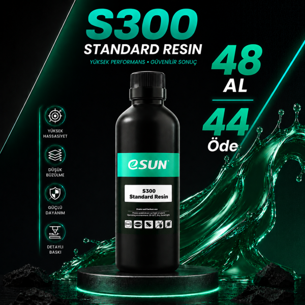 Esun Standart UV Resin 1 Kg- Gri  (48 AL 44 ÖDE)