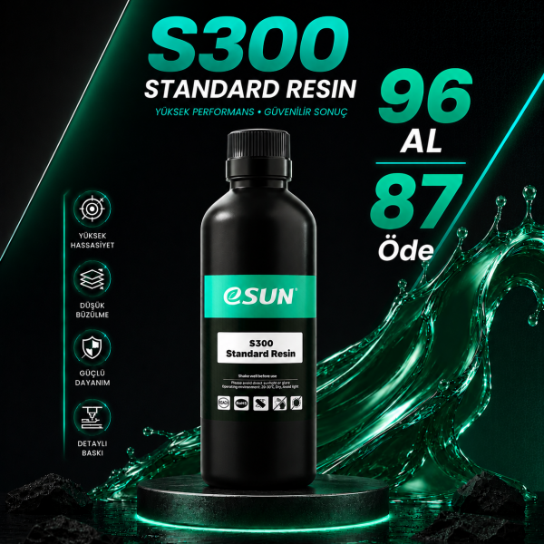 Esun Standart UV Resin 1 Kg- Gri  (96 AL 87 ÖDE)