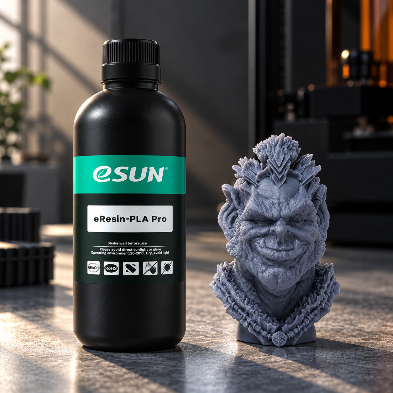 Esun PH100 PLA PRO UV Resin 1 Kg - Gri