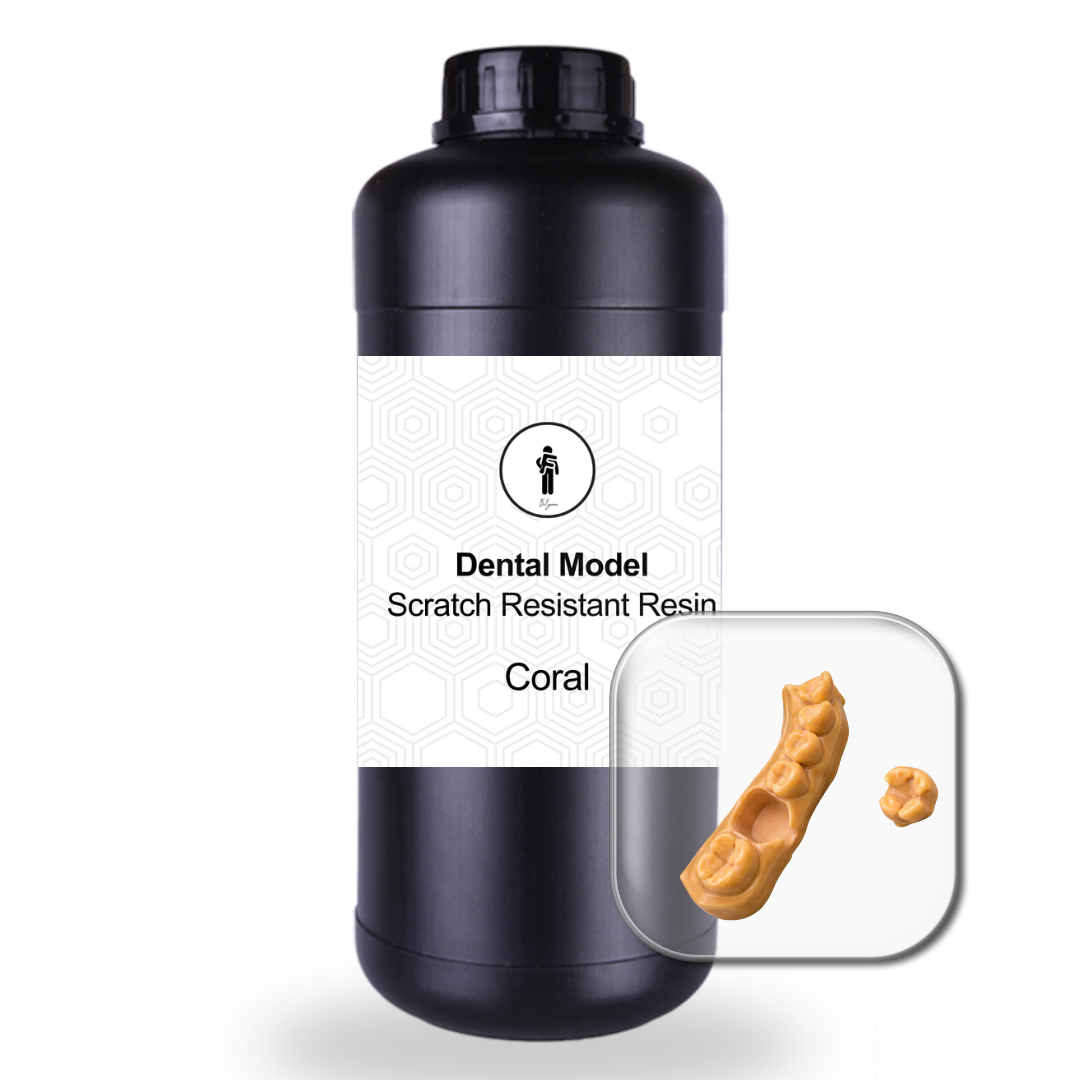 Dental Model Scratch Resistant Reçine 1 Kg / Coral