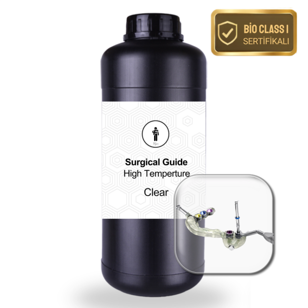 Dental Surgial Guide High Temperture Reçine 1 Kg / Şeffaf