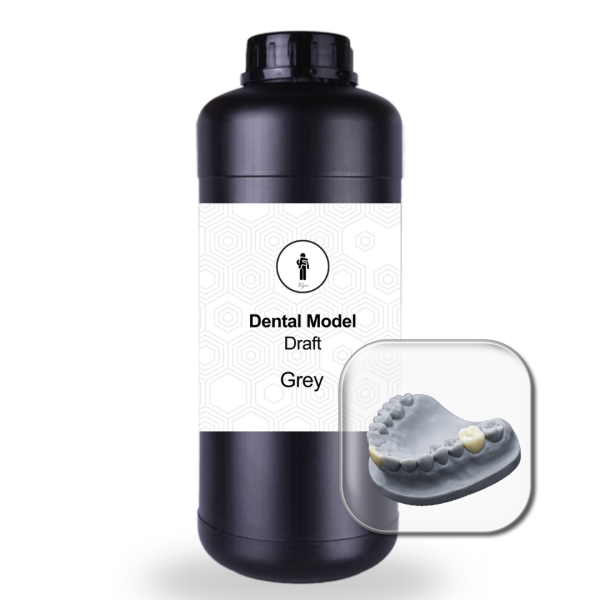 Dental Model Draft Reçine 1 Kg / Gri