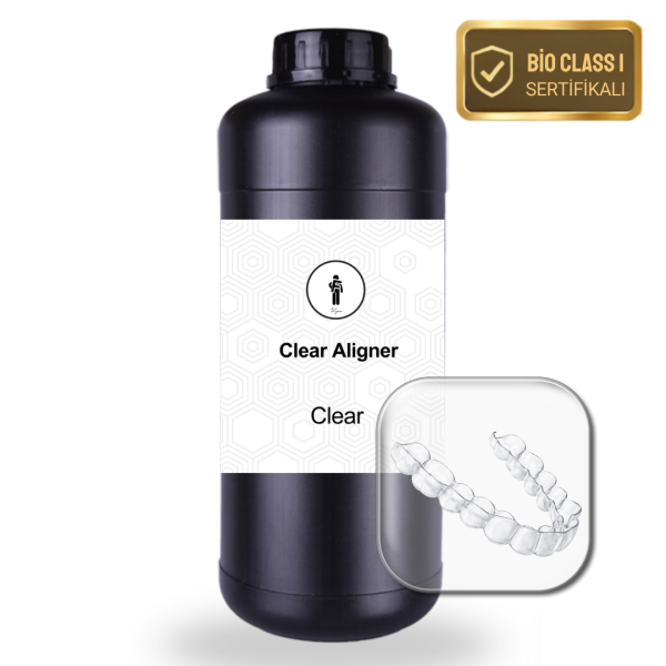 Dental Şeffaf Plak Reçine 1 Kg / Şeffaf