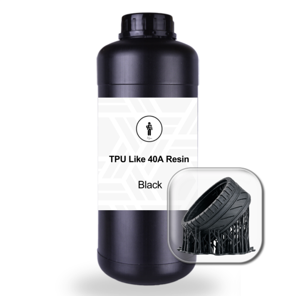 TPU Like Reçine 40A - 1 Kg / Siyah