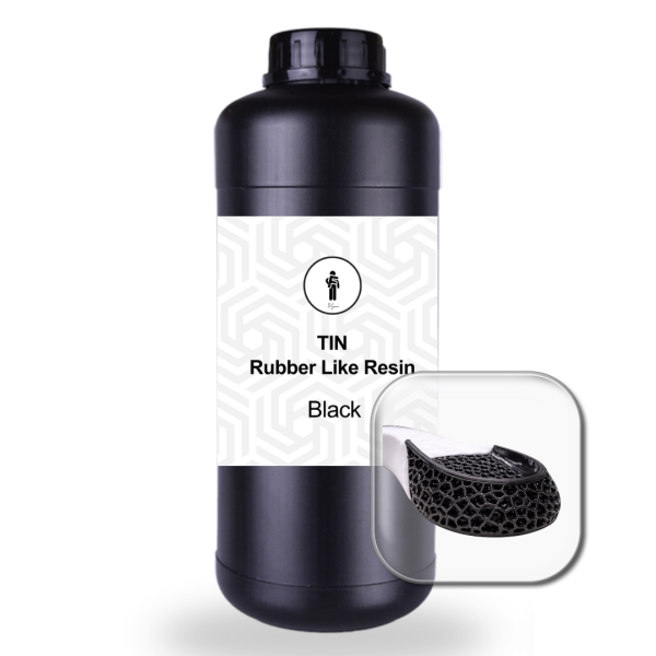 TIN Rubber Like Reçine  1 Kg / Siyah